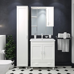 Misty Мебель для ванной Дива 75 R белая – фотография-2